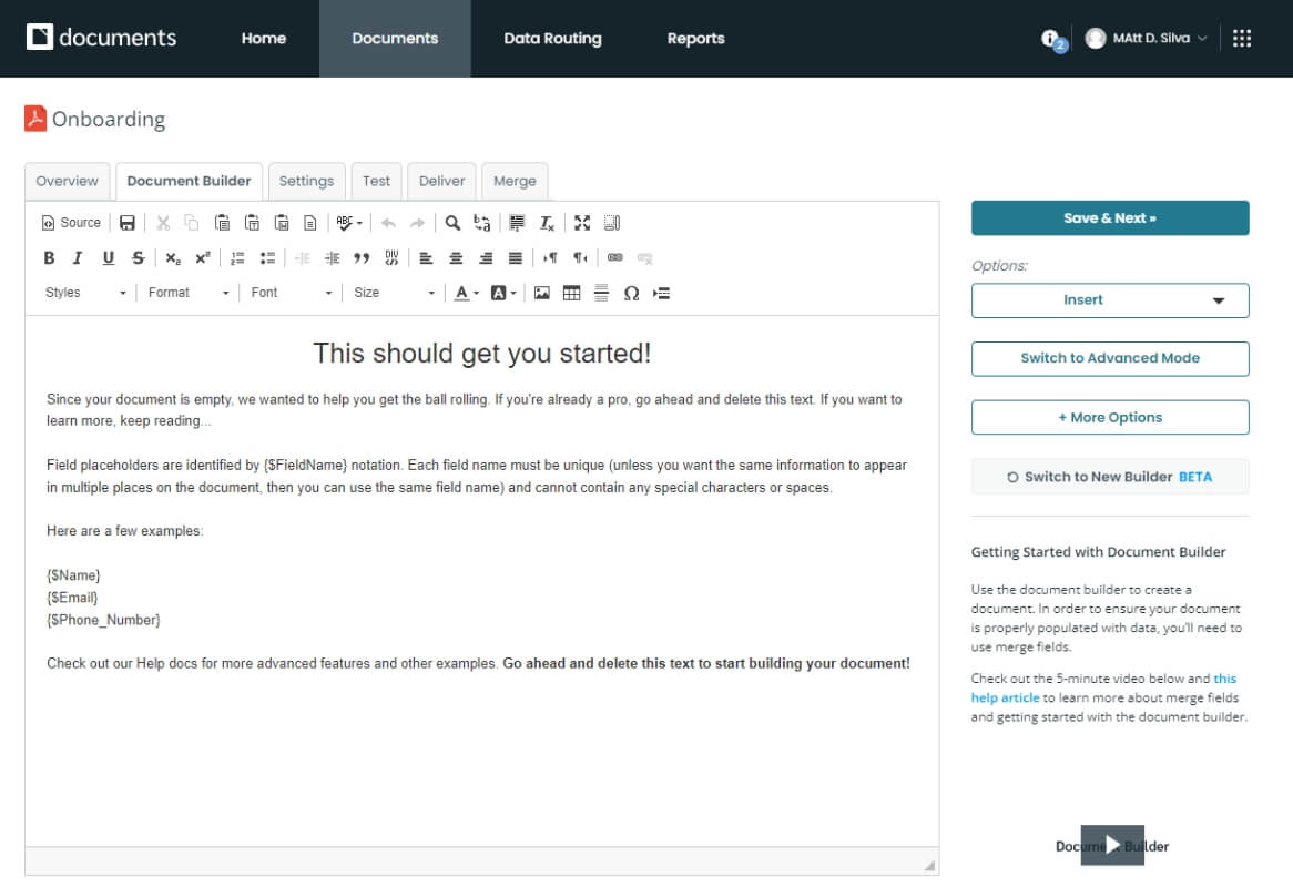 webmerge document